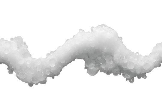 Horizontal rolling cloud wave with curled wispy edges