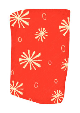 Red square png clipart, red design, transparent background