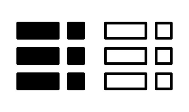 Menu Icon vector. web menu icon. hamburger menu