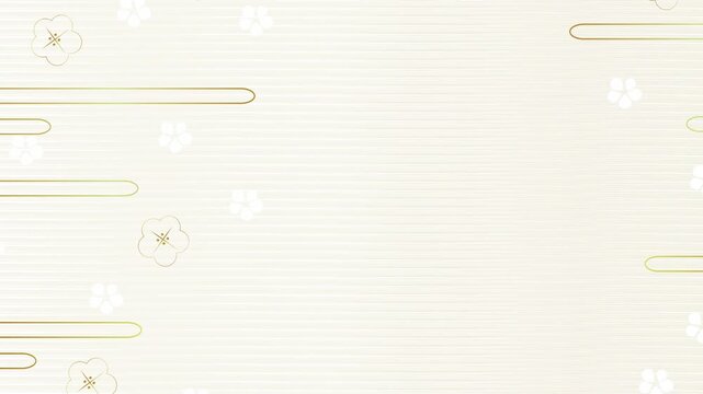 Elegant Japanese Plum Blossom Pattern 4K