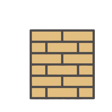 Illustration of a brick wall pattern