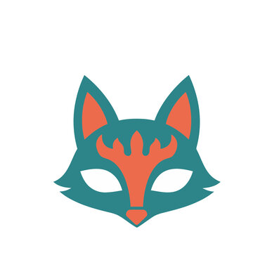 Stylized Fox Face Icon