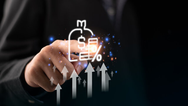 Investment analyst evaluates financial growth through investment returns, interest rates, profit growth, yield, wealth management, income strategy, and market performance for long-term gains.