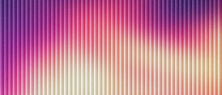 Abstract vertical line pattern with vibrant purple and pink gradient. Modern linear texture background with soft light blur. Minimalist geometric stripe wallpaper for creative digital design.
