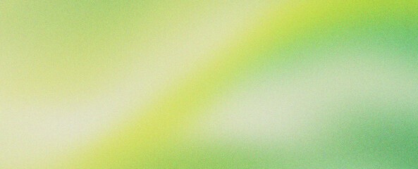 Plakat Abstract green gradient background with soft grainy texture. Minimalist lime and yellow blur wallpaper for organic branding. Natural light bokeh effect for eco-friendly web design projects.