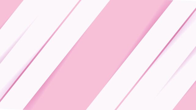 Pink and White Diagonal Stripes 4K