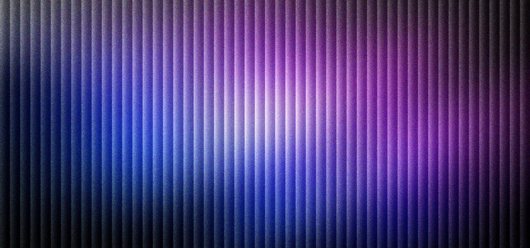 Abstract purple and blue vertical lines background, glowing neon light stripes texture, futuristic digital gradient pattern with dark shadows, modern tech wallpaper for creative design projects.