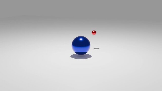 Hydrogen Atom 3D Animation: Electron Orbiting Nucleus and Atomic Structure