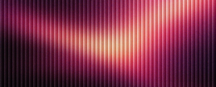 Abstract purple vertical lines background with soft light blur. Modern magenta striped texture for digital design. Elegant violet gradient pattern with glowing light for corporate backdrop.
