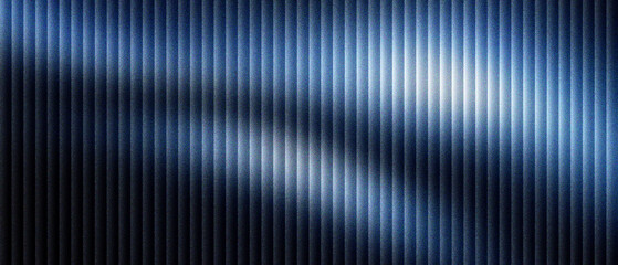 Plakat Futuristic blue metallic vertical stripes background, abstract dark navy industrial steel texture with soft light reflections, sleek modern carbon fiber pattern for technology wallpaper.