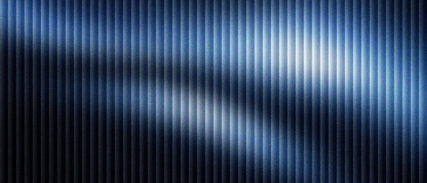 Futuristic blue metallic vertical stripes background, abstract dark navy industrial steel texture with soft light reflections, sleek modern carbon fiber pattern for technology wallpaper.