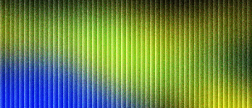 Abstract vertical line background with vibrant yellow and blue color gradient. Modern geometric pattern with thin parallel stripes. Digital graphic texture for creative web design and media.