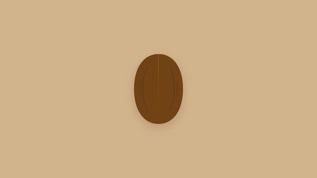 Pecan Nut Shell Splitting Open Revealing Detailed Kernel on Tan Background
