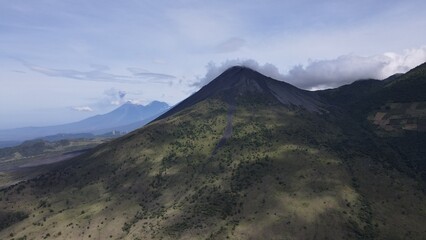 Volcano pacaya guatemala drone view. © Erick