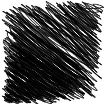 Abstract chaotic black diagonal scribble brush stroke background