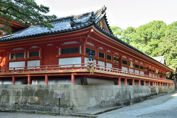 Fototapeta premium 石清水八幡宮 廻廊と鬼門封じ(京都府八幡市)