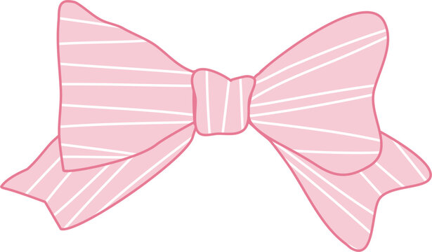 Hand drawn bow pattern collection 
