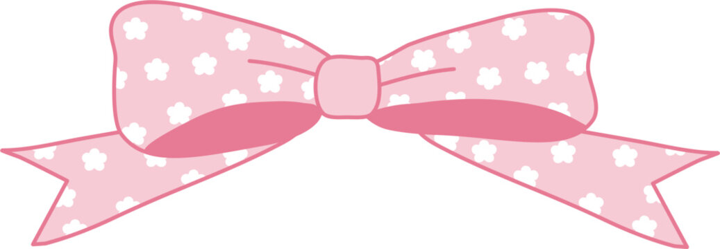 Hand drawn bow pattern collection 