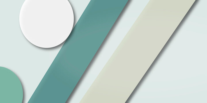 Mint and teal diagonal stripes sweep across a clean background while glossy white circles hover, creating a relaxed, modern mood for app layouts and headers.