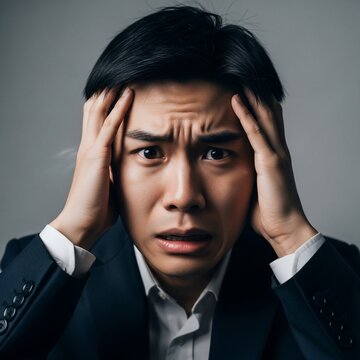 頭を抱える、葛藤の狭間