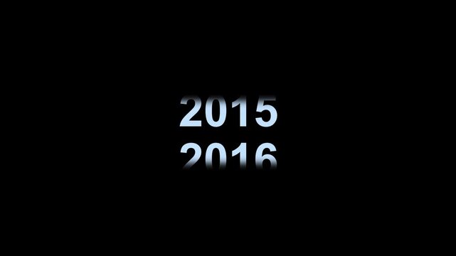 Dynamic digital year counter animation featuring rapidly scrolling calendar dates and chronological time progression for cinematic documentary timelines, historical recaps, and modern business