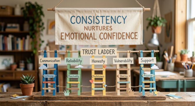 The Trust Ladder: Consistency Nurtures Emotional Confidence Display