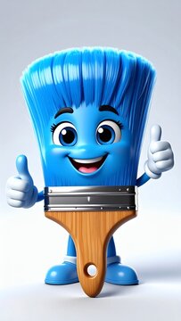 3D render of a brush