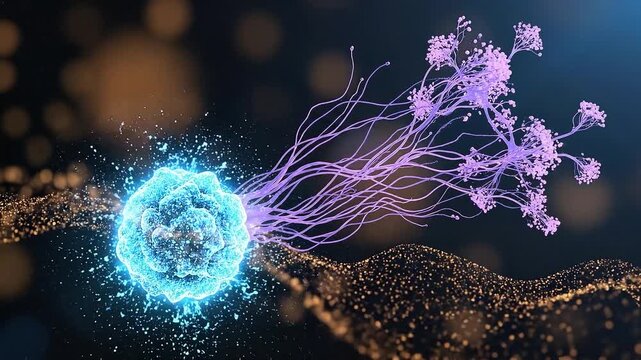 Quantum Neural Core Emitting Synaptic Network, AGI Computing Concept