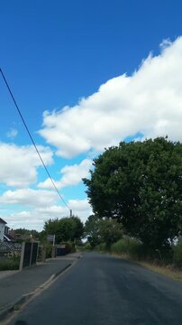 British Rural Car Travel Between Luton to Sharpenhoe Country Road. Car Mounted Camera Time Lapse Footage of Car Travel on British Country Road and Highways of England UK. 2nd September, 2026.