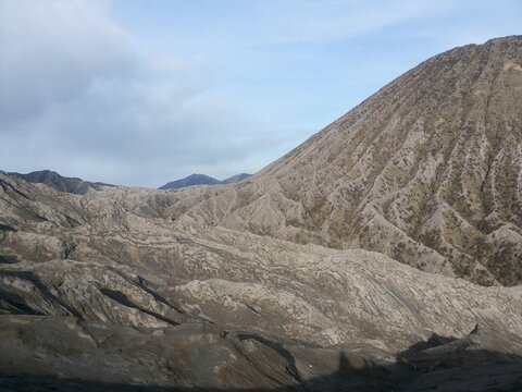 Volcanic Mountain Landscape at Mount Bromo East Java Indonesia