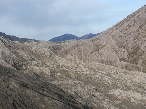 Volcanic Mountain Landscape at Mount Bromo East Java Indonesia
