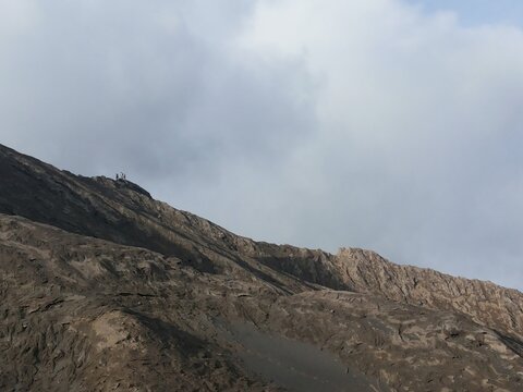 Volcanic Mountain Landscape at Mount Bromo East Java Indonesia