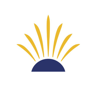 Abstract sun logo