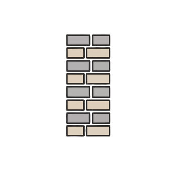 Brick wall pattern