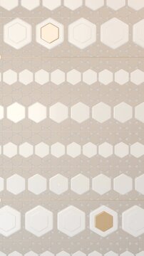 Amber White Hex Conveyor