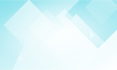 Obraz premium Abstract Light Blue Geometric Background with Squares for Website Banner and Presentation
