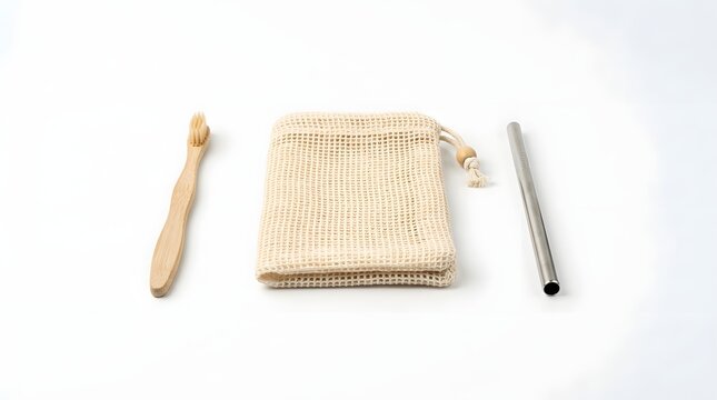 Set of Unbranded Reusable Eco Friendly Cotton Bags