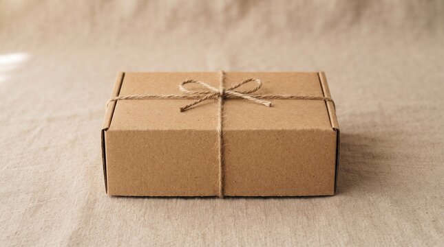 gift box on a wooden background