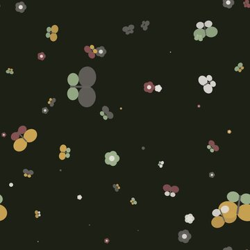 Seamless loop vibrant multicolor fluttering butterfly motion