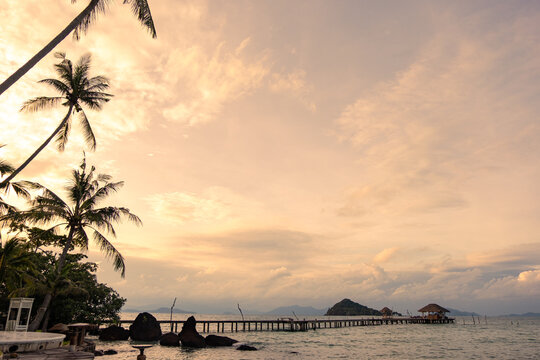 The most beautiful viewpoints Koh Mak (Ko Kut) Trat, Thailand.