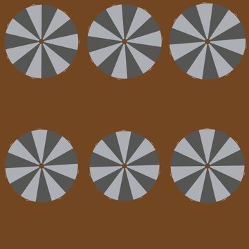 Muted orange retro sunburst motion background seamless loop animation