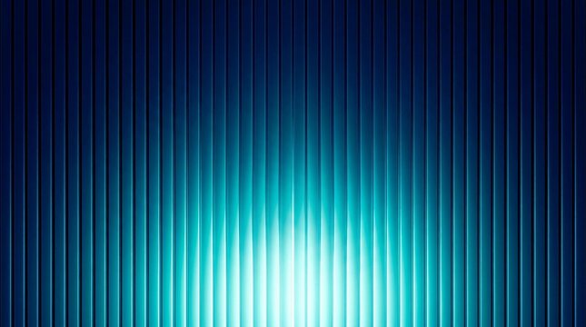 Vertical blue ribbed texture with a bright central light glow