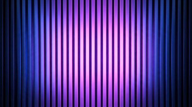 Vertical stripes pattern with gradient purple and blue lighting