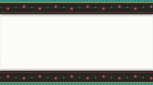 Indigenous peoples day flag pattern ethnic tribal geometric ornament motif digital graphic banner background template