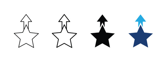 Obraz premium SERP schema icon set, editable stroke, line art, expanded, glyph, color vector illustration