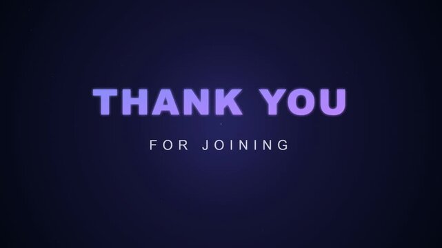 Purple background, simple graphic design, professional business closing slide with gratitude message text. Suitable for presentations, reports, and webinars.