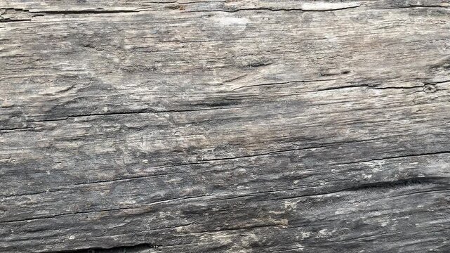 side view of empty old wooden table with cracks. Natural texture in harmonious wood. wood plank background texture top view. Isolated, flat lay, copy space, backgrounds. free, negative, text