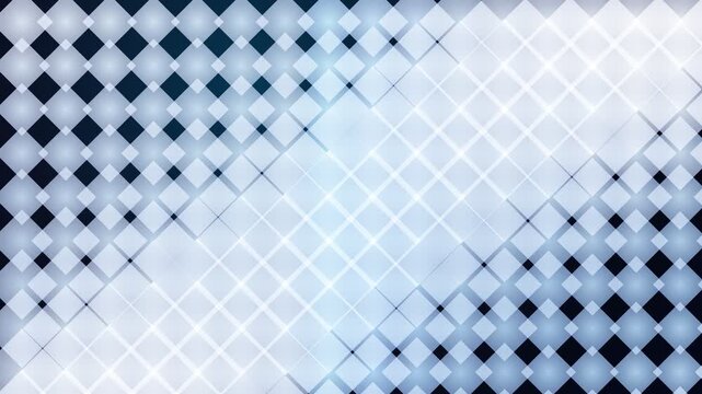 Abstract blue diamond pattern background featuring glowing geometric shapes and gradients