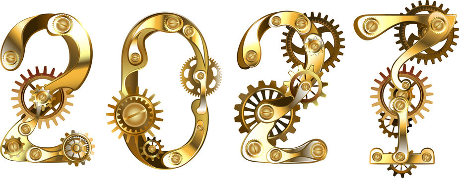 Two thousand twenty seven with gold gears