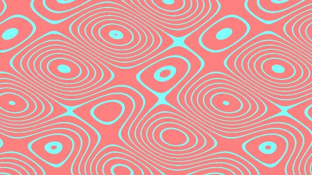 Abstract Glowing Digital Lines Motion Graphics Loop